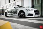 Audi S3 Sedan on Vossen Wheels (VFS10) 2017 года
